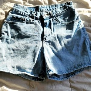 Rider's jean shorts